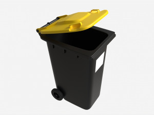 Mobile Waste Container 240 L Modelo 3D