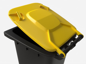 Mobile Waste Container 240 L Modelo 3D