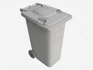 Mobile Waste Container 240 L 3D Model