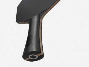 Modern Shape Table Tennis Racket Model 3D