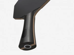 Modern Shape Table Tennis Racket 3D Model