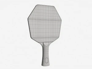 Modern Shape Table Tennis Racket 3D Model