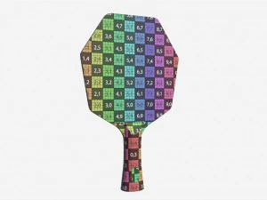 Modern Shape Table Tennis Racket 3D Model
