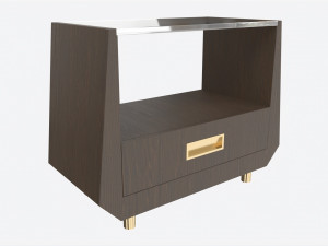 Night Table Baker Gem Modelo 3D