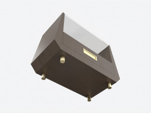 Night Table Baker Gem Model 3D