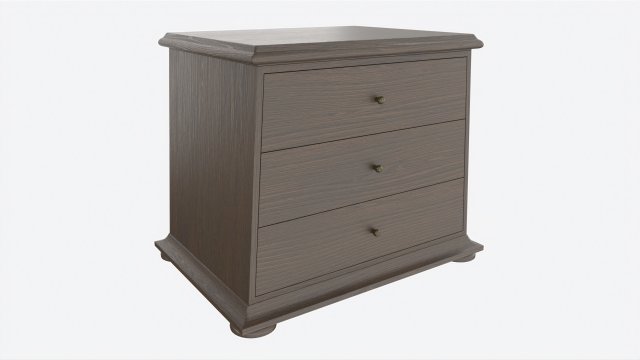 Nightstand Baker Sans Flora 3Dモデル .c4d .max .obj .3ds .fbx .stl .blend 