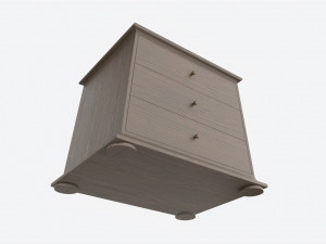 Nightstand Baker Sans Flora 3Dモデル