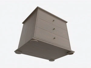 Nightstand Baker Sans Flora 3D Model