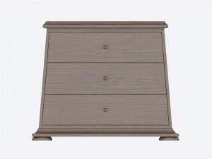 Nightstand Baker Sans Flora 3Dモデル