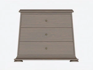 Nightstand Baker Sans Flora 3D Model