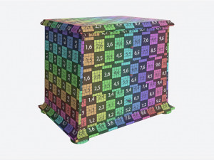 Nightstand Baker Sans Flora 3Dモデル