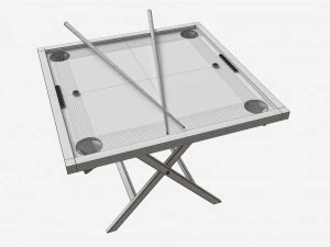 Novus Game Table Set 3D Model
