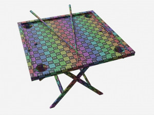 Novus Game Table Set 3D Model