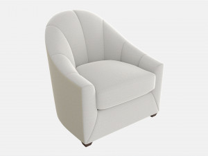 Occasional Chair Baker Amoura 3Dモデル