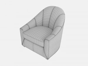 Occasional Chair Baker Amoura 3D Model
