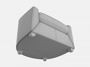 Occasional Chair Baker Amoura 3D Model