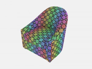 Occasional Chair Baker Amoura 3D Model
