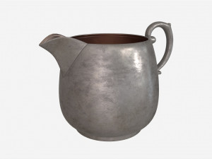 Old Metal Creamer Modelo 3D