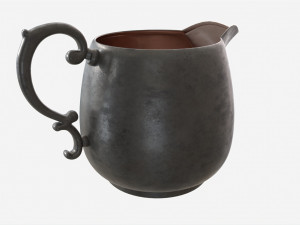 Old Metal Creamer Modelo 3D