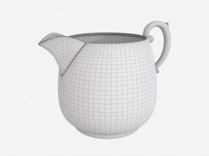 Old Metal Creamer Modelo 3D