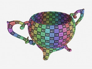 Old Metal Sugar Bowl 3D Model