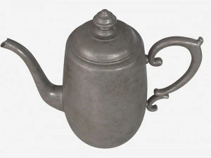 Old Metal Tea and Coffee Pot 3D Model