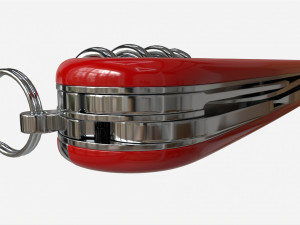 Pocket Knife with Can Opener 3D Model