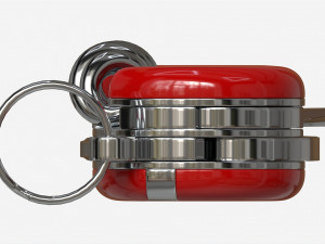 Pocket Knife with Can Opener 3D Model