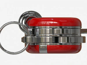 Pocket Knife with Can Opener 3D Model