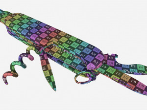Pocket Knife with Can Opener Unfolded 3D Model