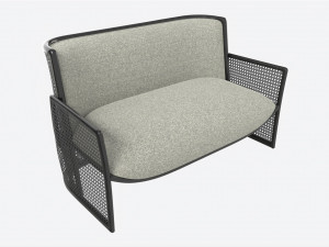 Settee Baker Taru Modelo 3D