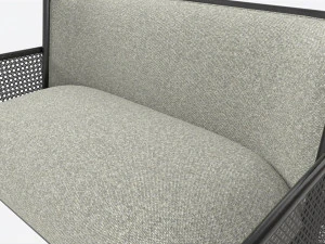 Settee Baker Taru 3D Model