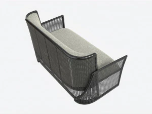 Settee Baker Taru 3D Model