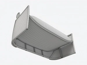 Settee Baker Taru 3D Model