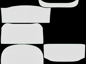 Settee Baker Taru 3D 模型
