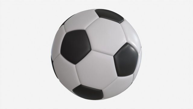 Soccer Ball 01 Standard 3D-Modell .c4d .max .obj .3ds .fbx .stl .blend 