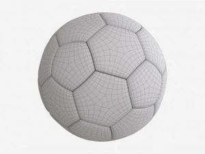 Soccer Ball 02 Inverted 3D Model