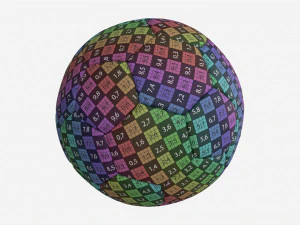 Soccer Ball 02 Inverted 3D Model