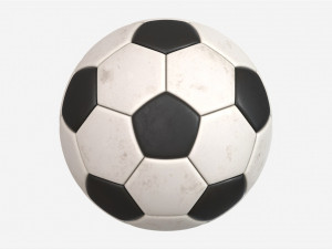 Soccer Ball 03 Dirty 3D-Modell
