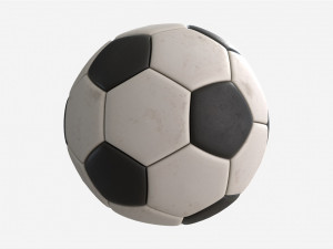 Soccer Ball 03 Dirty 3D Модель