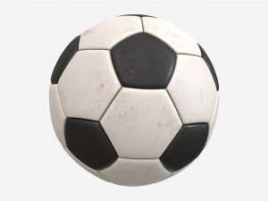 Soccer Ball 03 Dirty 3D Модель