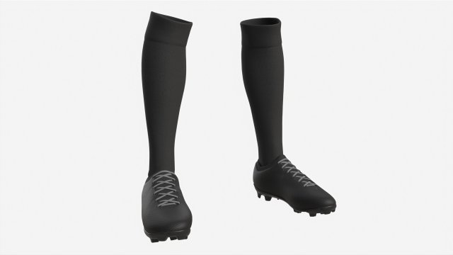 Soccer Boots and Socks Modelo 3D .c4d .max .obj .3ds .fbx .stl .blend 