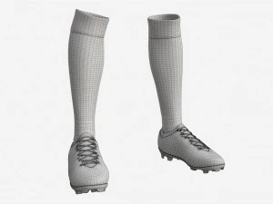 Soccer Boots and Socks 3D Model
