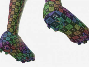 Soccer Boots and Socks 3D Model