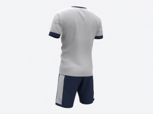 Soccer T-shirt and Shorts White Modello 3D