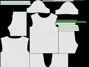 Soccer T-shirt and Shorts White Modello 3D