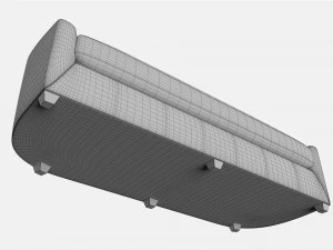 Sofa Baker Amoura 3D Model
