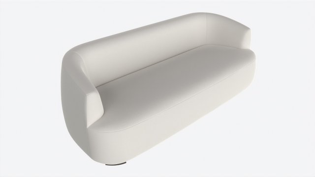 Sofa Baker Cabochon 3D Model .c4d .max .obj .3ds .fbx .stl .blend 