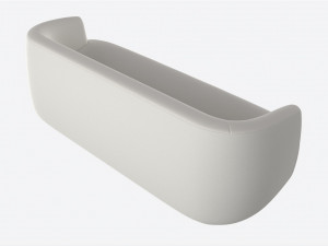 Sofa Baker Cabochon 3D Model