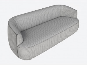 Sofa Baker Cabochon 3D Model